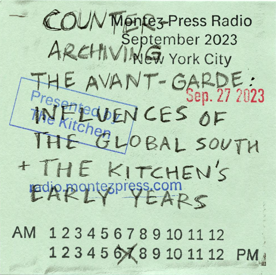 A post it note with the episode's title handwritten on it.